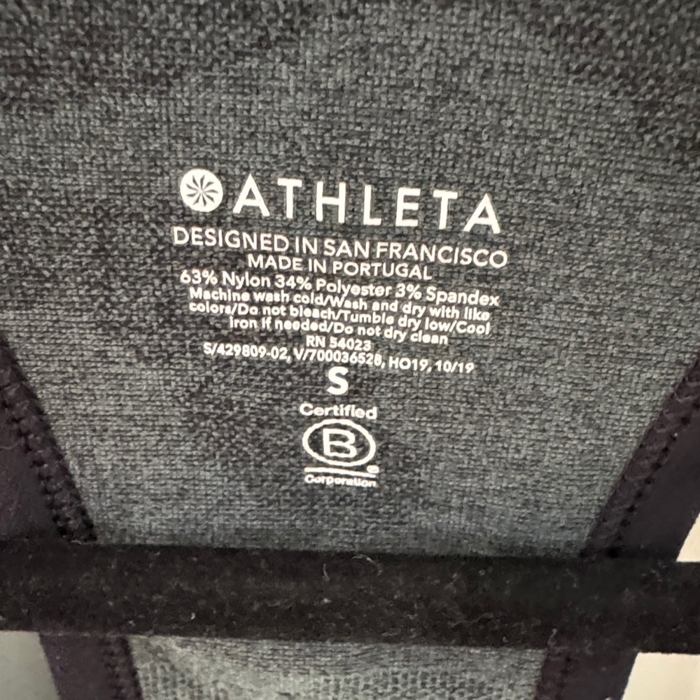 Athleta Gray and Black Tank Top - Picture 2 of 3